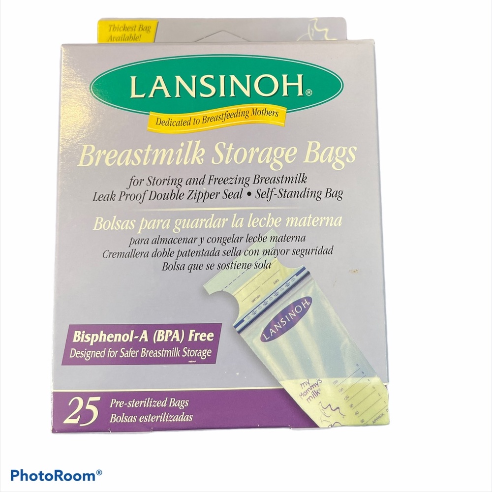 Lansinoh breastmilk storage bags 25 count NEW